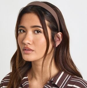 Non Slip Extra Grip Headband Brown BOOHOO